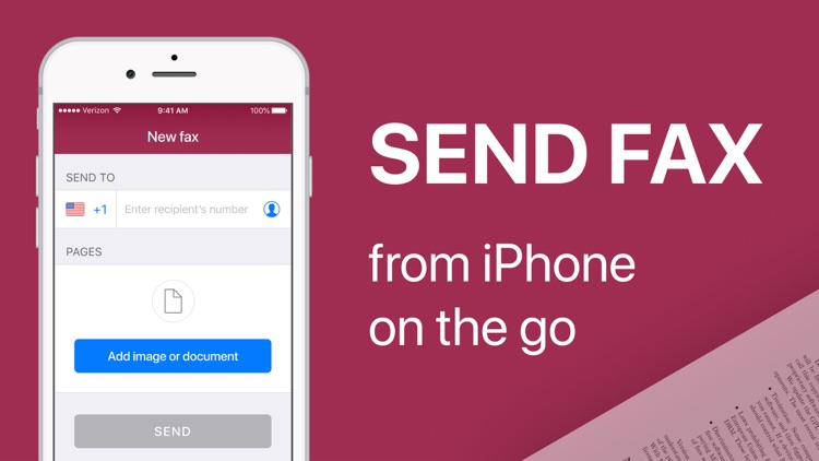 FAX from iPhone - send fax PRO screenshot-0
