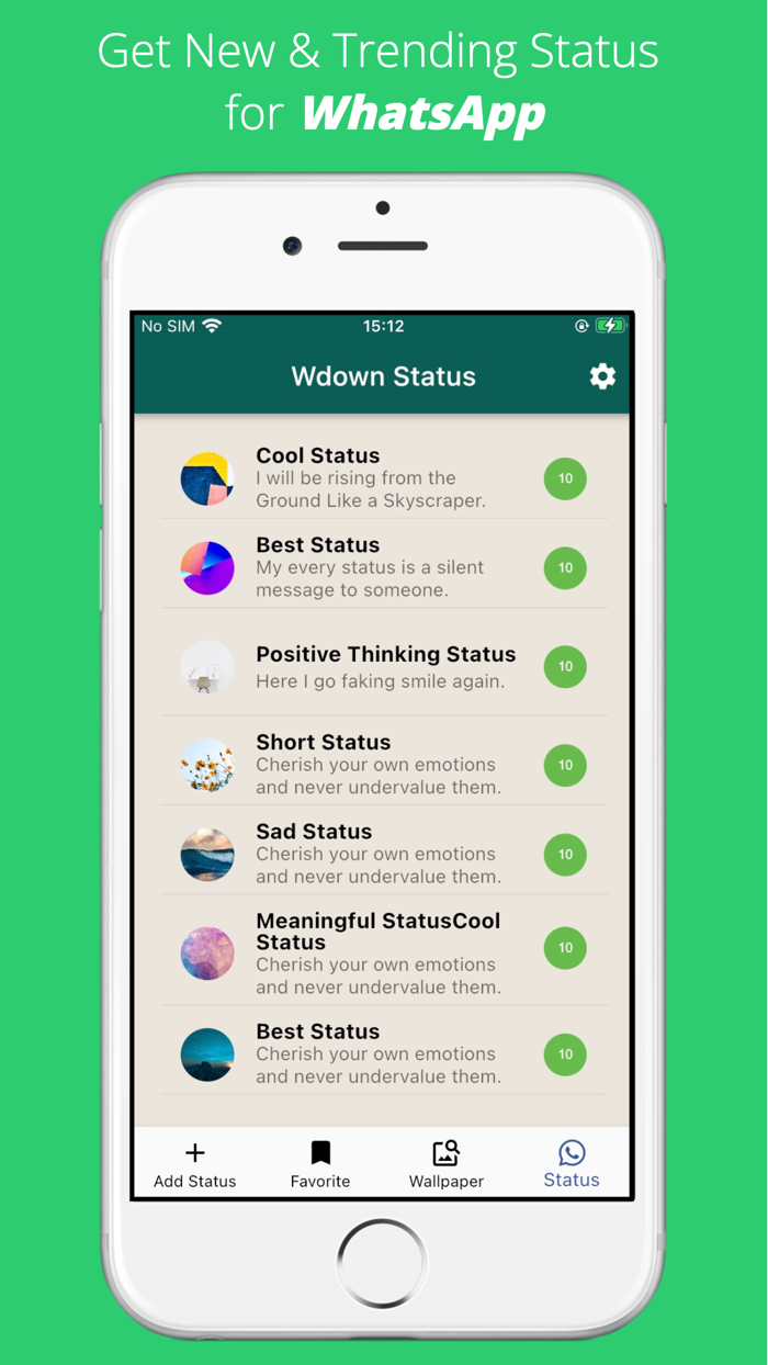 Status and Story  Whatsdown