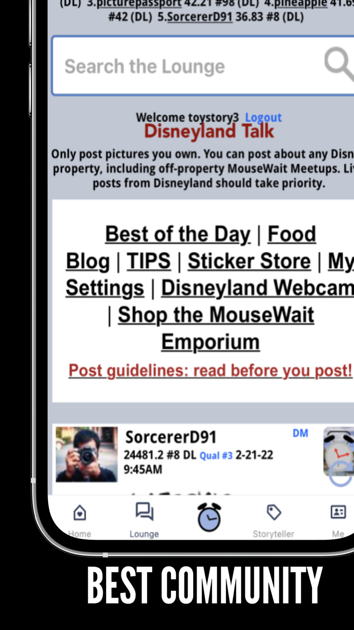 MouseWait Disneyland Lounge