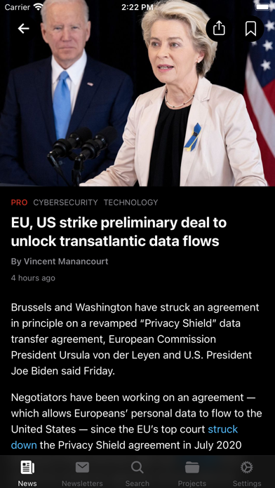 POLITICO Europe Edition screenshot 2