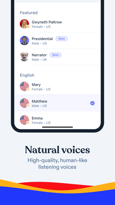 Speechify Text to Speech Screenshot