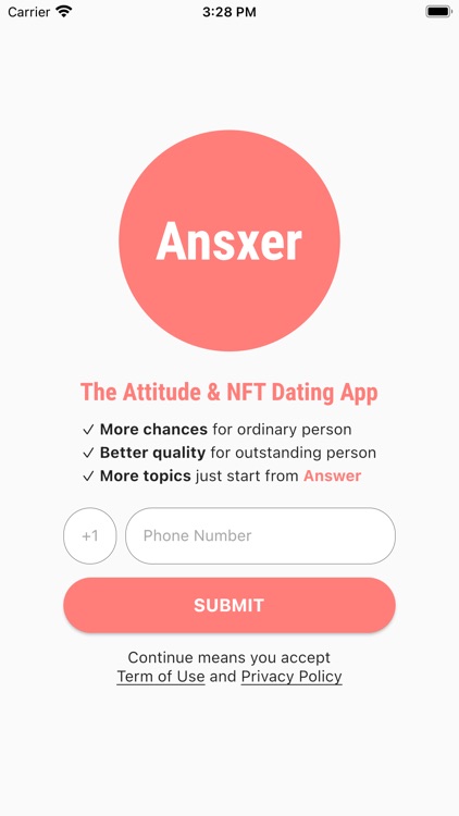 Ansxer - Attitude & NFT Dating
