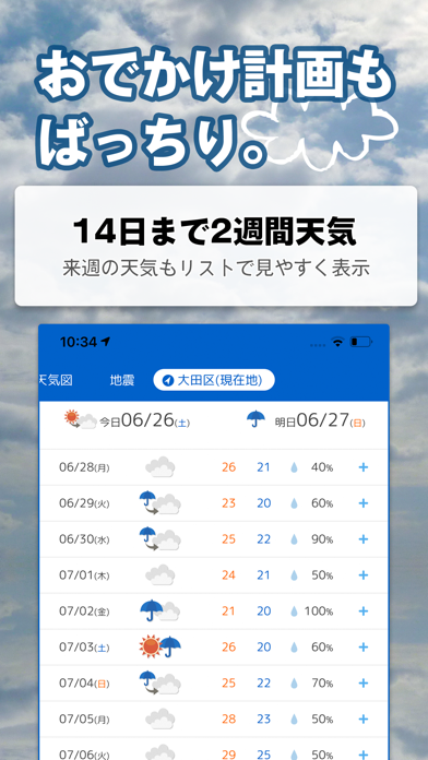 tenki.jp -日本気象協会の天気予報専門アプリ- ScreenShot4