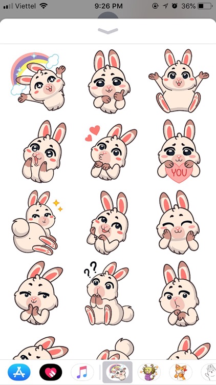 Rabbit Pun Funny Stickers