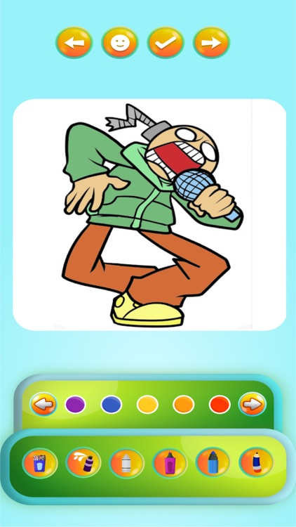 Mask Coloring Word Puzzle