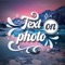 Text On Photos is a simple app that allows you to add text to pictures