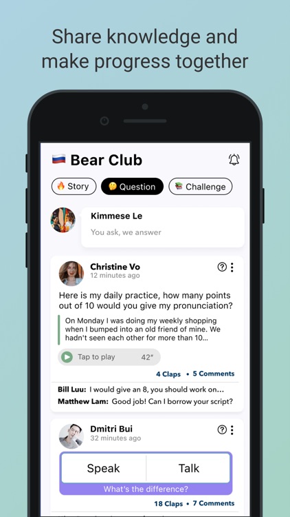 Bear Club: Language Community