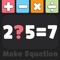 Make Equation is a game where numbers obtained from a random 5-digit or 4-digit problem are used to perform arithmetic operations such as addition, subtraction, multiplication, division, exponentiation, root, factorial, sum, total product