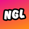 App Icon for NGL – anonymné q&a App in Slovakia IOS App Store