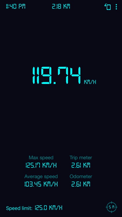 GPS Speedometer: Odometer