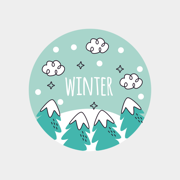 Winter Is Here Stickers