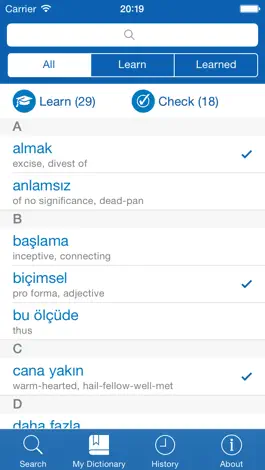 Game screenshot Turkish−English dictionary hack