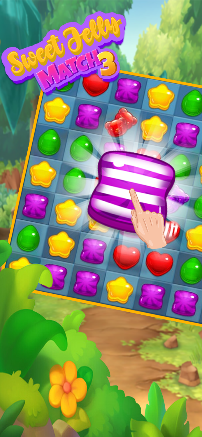 Sweet Jelly Match 3 Puzzle