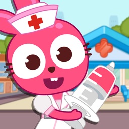 泡泡小镇：社区诊所-医院模拟经营游戏 图标