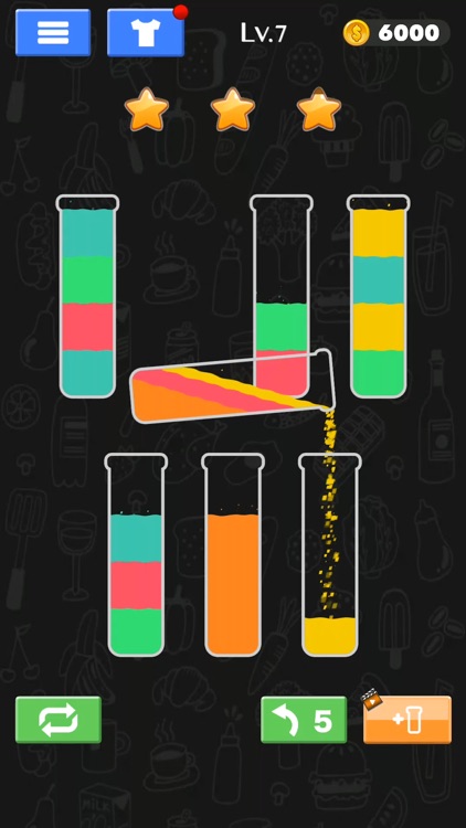 Water Sorting - Sorting Color