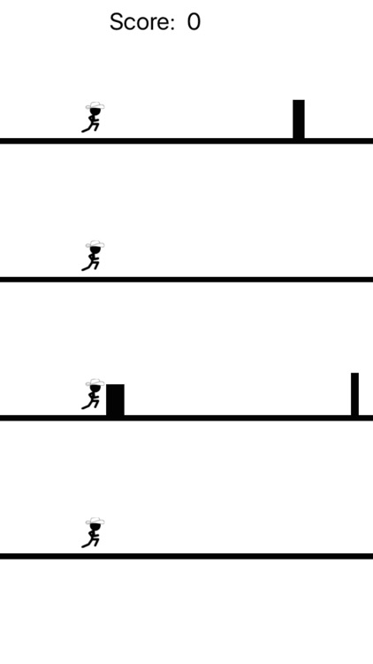 Stickman Parkour-run and jump