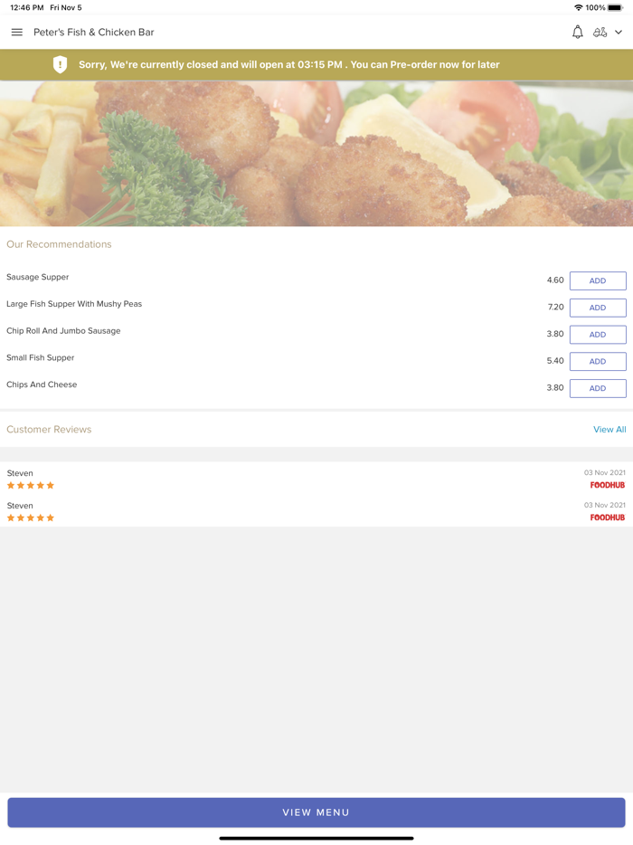 Peters Fish and Chicken Bar