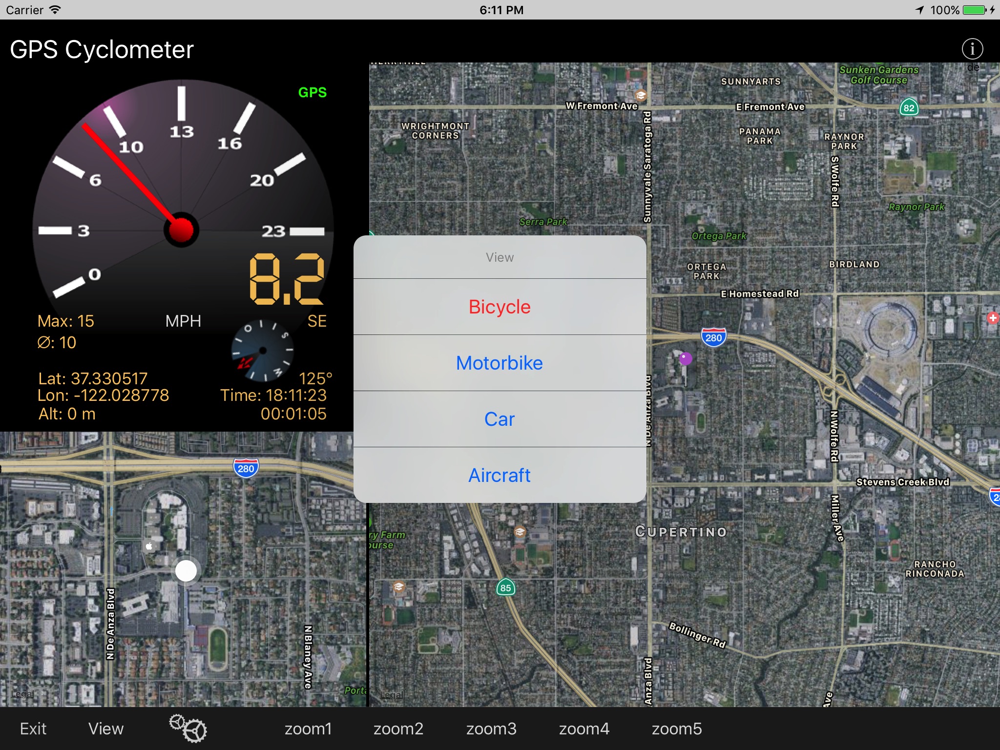GPS Cyclometer screenshot 3