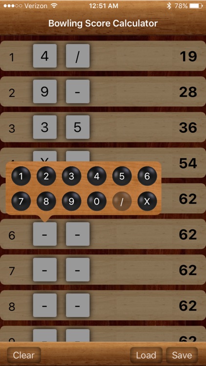 Bowling Calculator