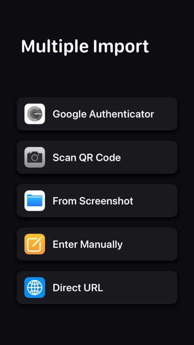 Authenticator App ‎ Screenshot