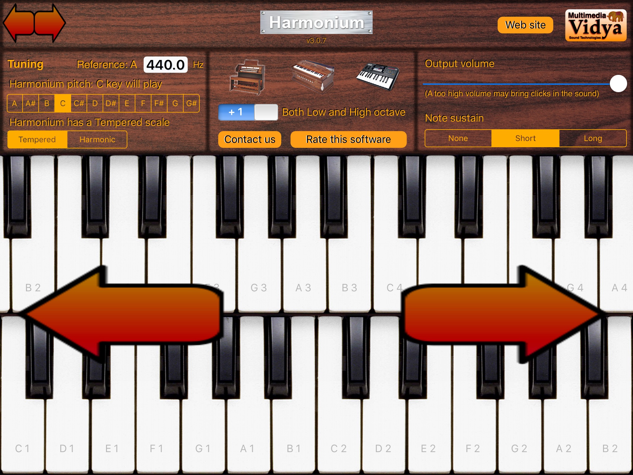 Harmonium screenshot 2