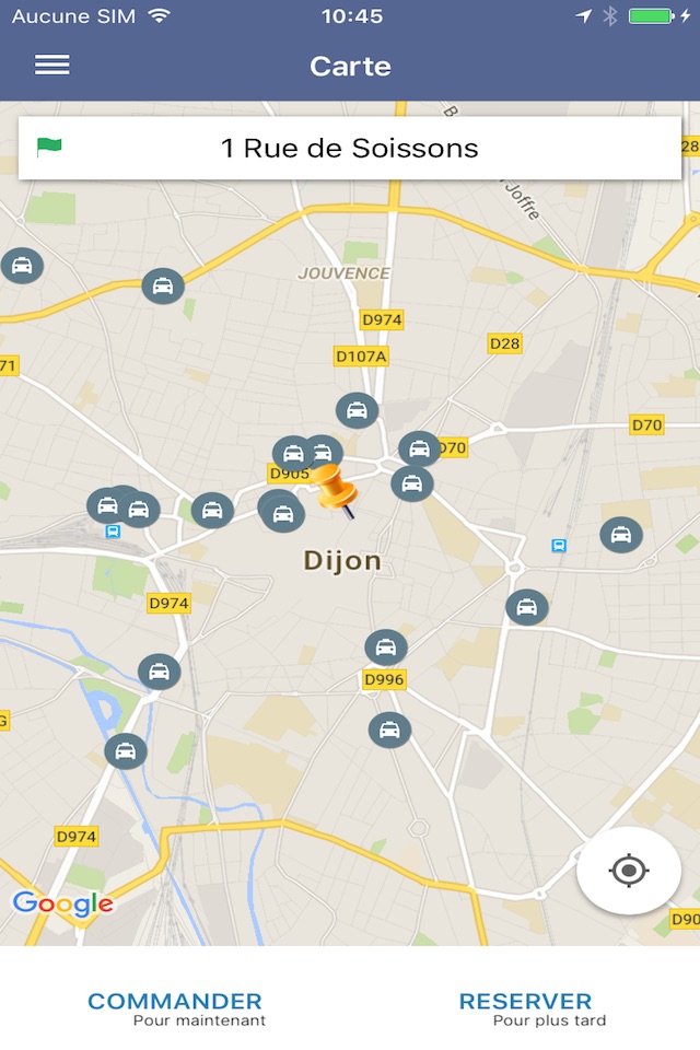 Taxi Dijon screenshot 2