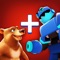 Can you become a Merge Master and combine all the animals and fight against the enemies