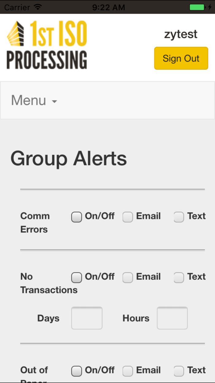 1st ISO ATM Management