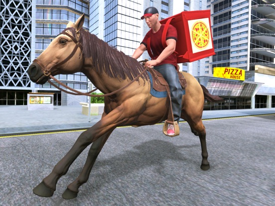 Horse Pizza Delivery Boy screenshot 2