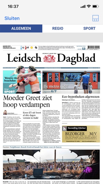 Leidsch Dagblad - krant