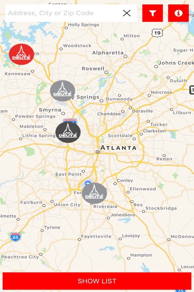 DEUTZ Corp Service Locator screenshot 4