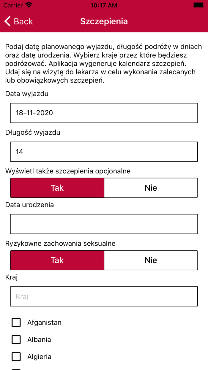 Szczepienia Tropikalne