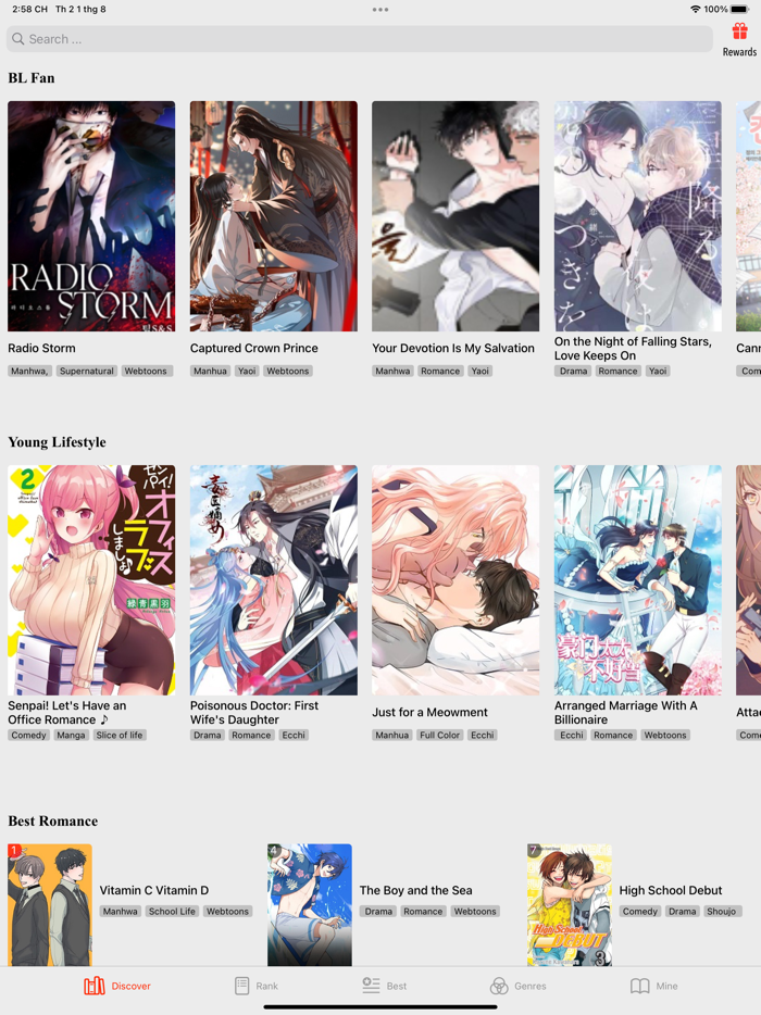 Manga Reader Comic  Webtoons