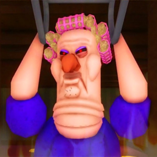 Escape Grumpy scary grandma icon