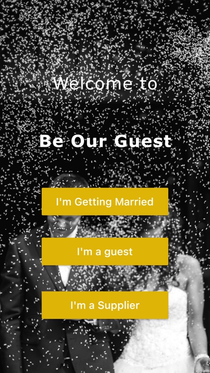Be Our Guest Wedding App