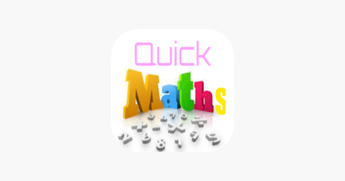 ‎QuickMaths by MathJediV on the App Store