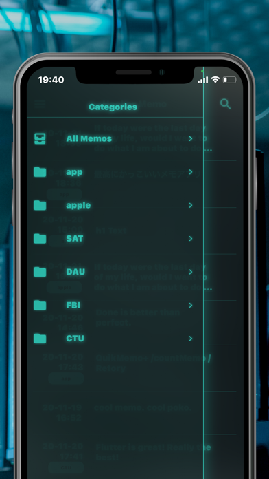 Screenshot #3 pour Hacker Note - cool design