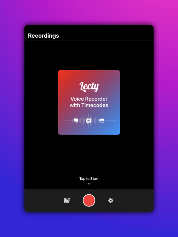 Audio Recorder with Timecodes screenshot 2