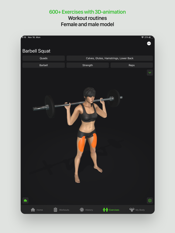 Gymaholic Workout Planner screenshot 3