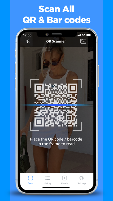 QR scanner & reader FREE of adのおすすめ画像1