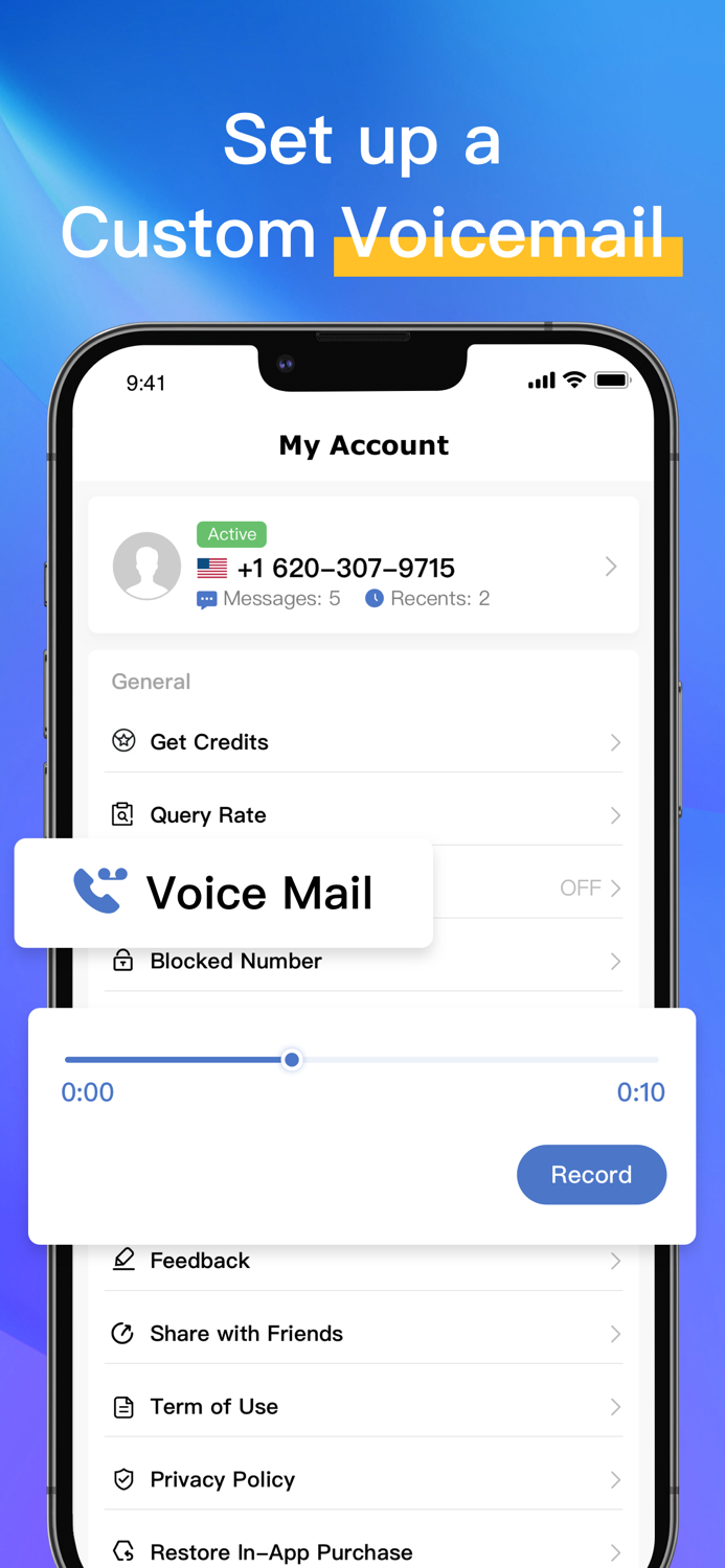 2nd Text - Second Phone Number