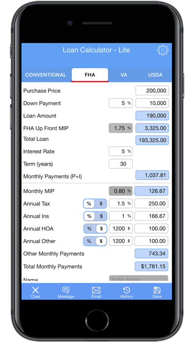 Loan Calc-Lite screenshot 3