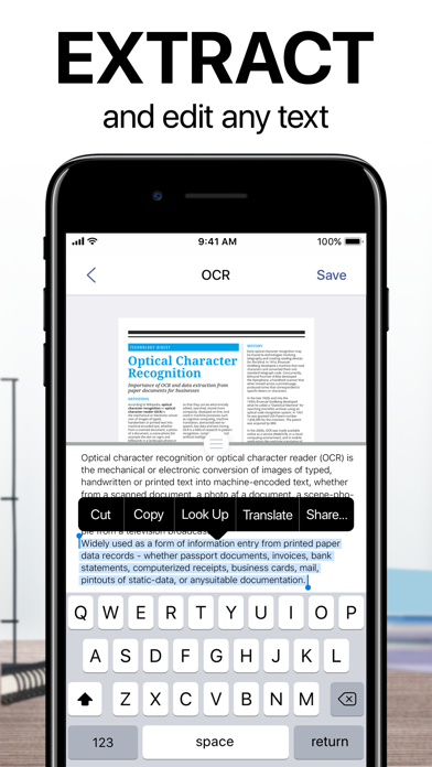 iScanner: PDF Scanner App Screenshot