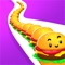 Get ready to shoot the color full Hamburgers and pancakes by stacking and feeding the giant by clearing his hunger, here you control the magical hands which can collect the burgers and drinks one by one and stack them as you move forward like a snake