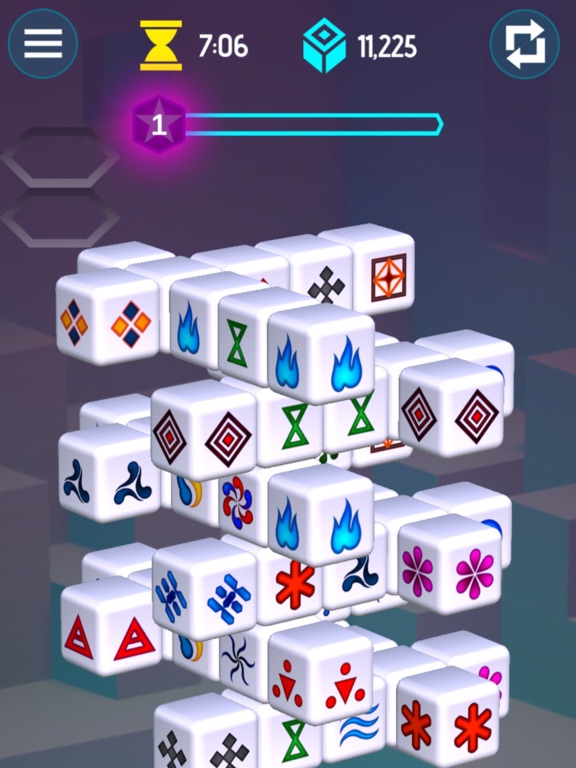 Mahjong Dimensions - 3D Cube screenshot 4