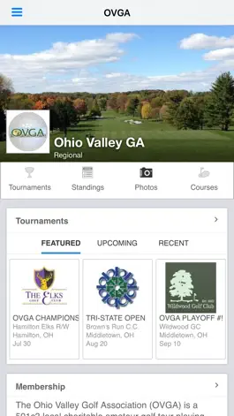 Game screenshot Ohio Valley Golf Association mod apk