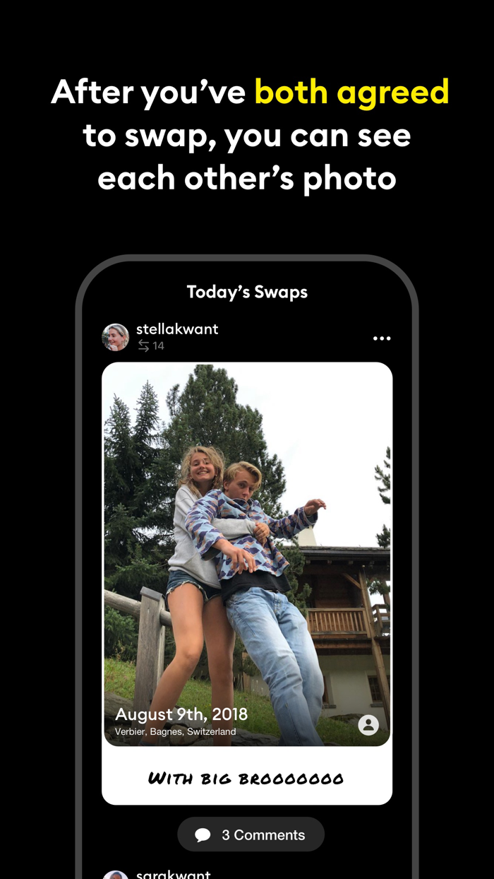 Unfiltered Swap Photos