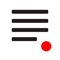 Transcrybr provides live and offline speech transcription