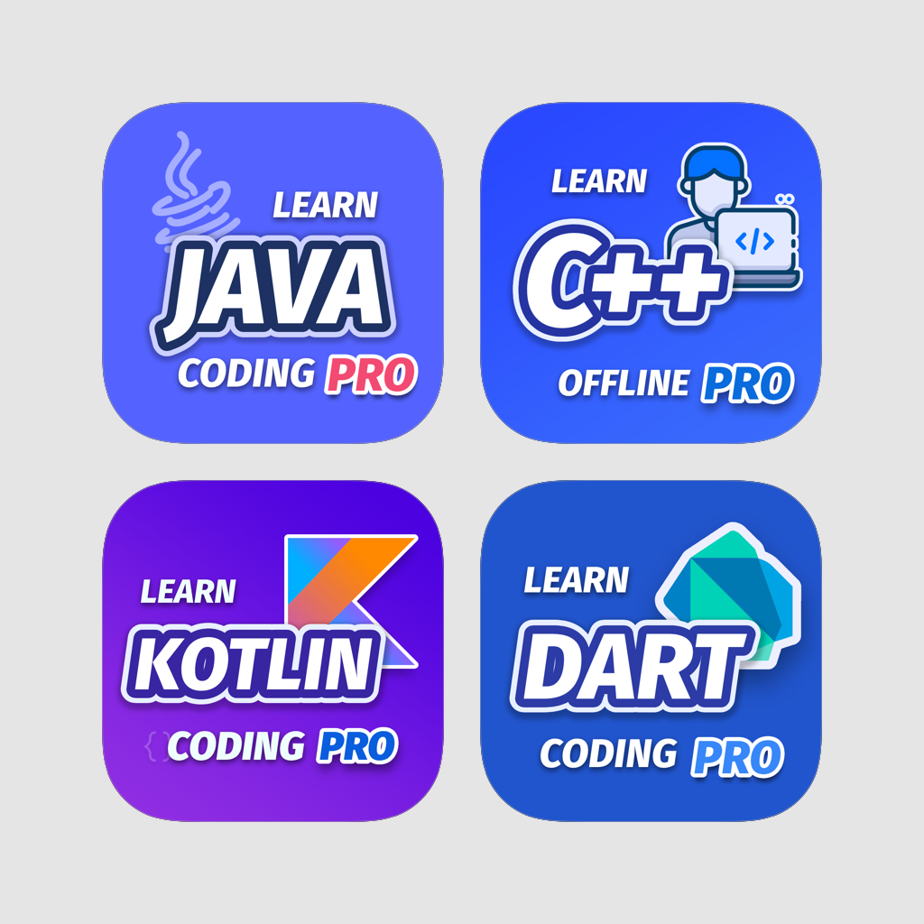 Get Learn Java | C++ | Kotlin | Dart Programming Offline (Bundle) for iOS, iPhone, iPad Aso Report