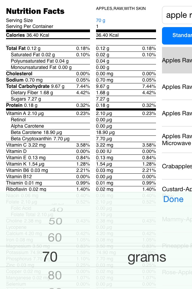 Nutrition Calculator for Food screenshot 3